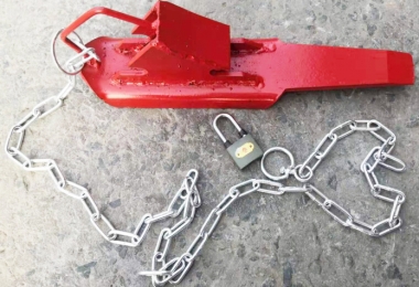 Rail Train Wheel Brake Shoe Blocks with Lock