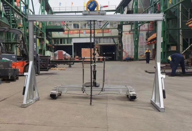 Aluminum A Frame / Gantry Crane Rail Changer