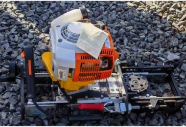 Rail bottom welding joints milling machine